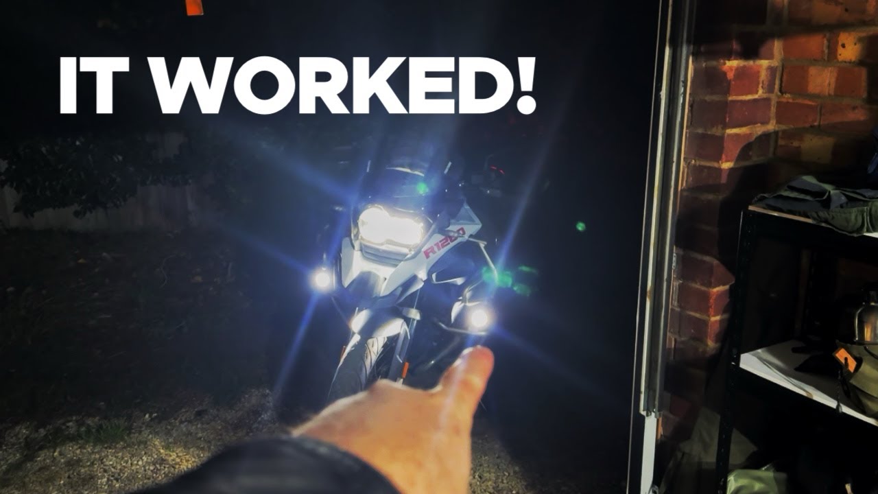 Ремонт противотуманных фар на BMW GS. Это действительно сработало!