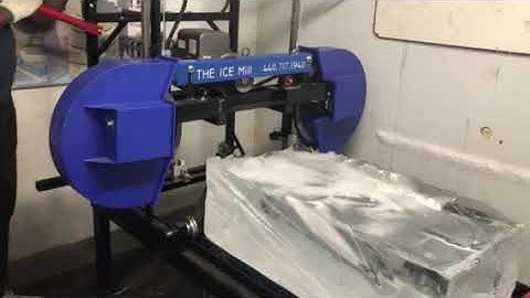 Ice Mill Band Saw - Tilt Cart Load In/Out - Client Testimonial 2020