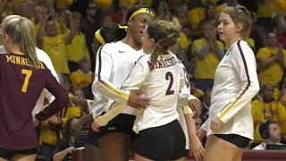 2018 Gopher Volleyball Season Highlight Video