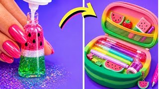 HACKS SUPER PREGUIÇOSOS || Comédia de Volta às Aulas 😂 por 123 GO SCHOOL