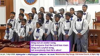 2026 04 05, Song 7, Sing out an Easter song!