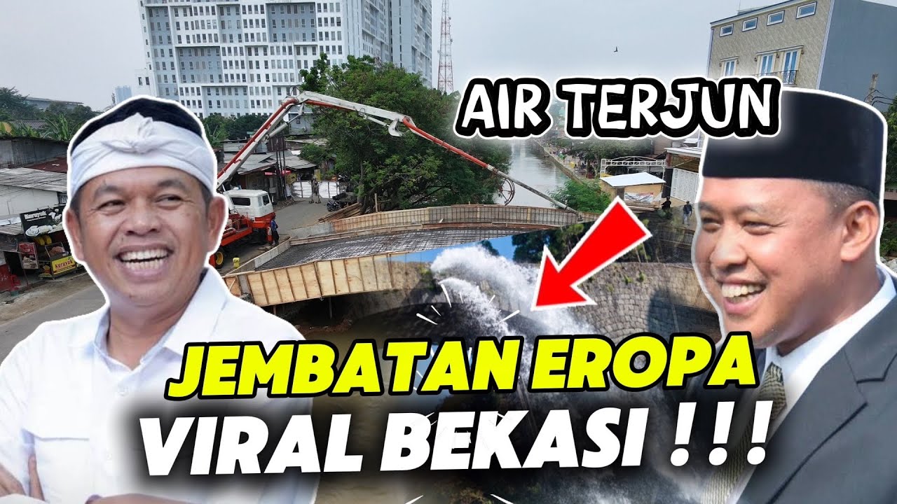 KDM BIKIN HEBOH‼️ JEMBATAN LENGKUNG TERMEGAH DI BEKASI SEGERA RAMPUNG #kdm #kdmterbaru