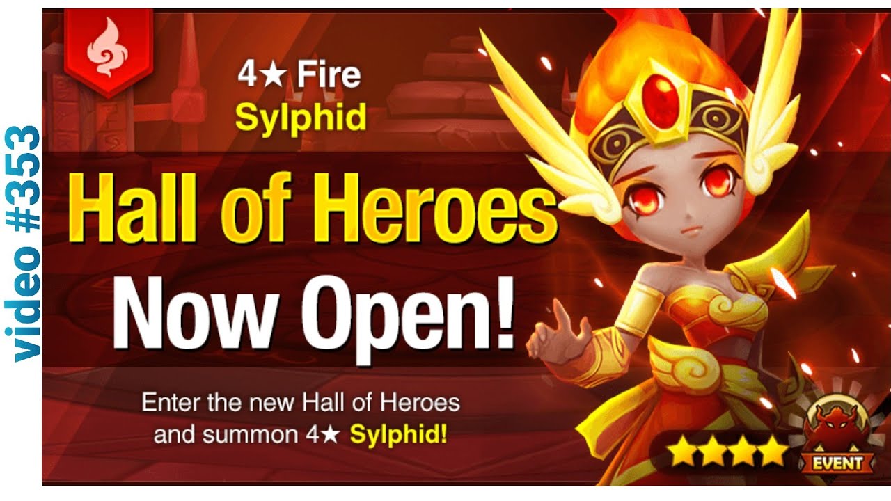 Summoners War: 4☆ Fire Sylphid February HOH (video 