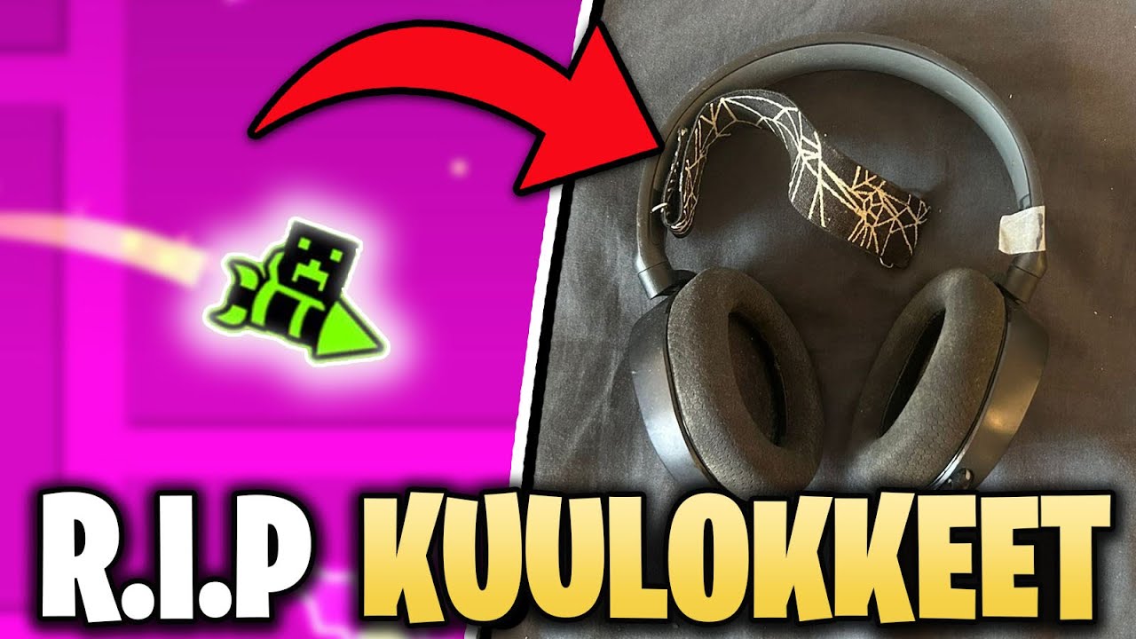Rikoin Mun KUULOKKEET Clubstepin Takia...(Geometry Dash Suomi)
