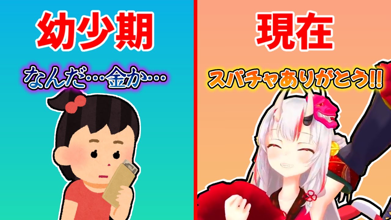 【百鬼あやめ】幼少期にお金もらっても投げ捨てていたあやめ【ホロライブ切り抜き】