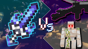 OP Sword VS Flying lizards and Golems - [Hypixel Skyblock]