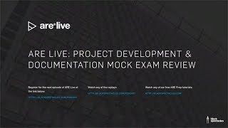 Specialty Electrical Outlets | ARE Live - Project Development and Documentation Mock Exam - 2019