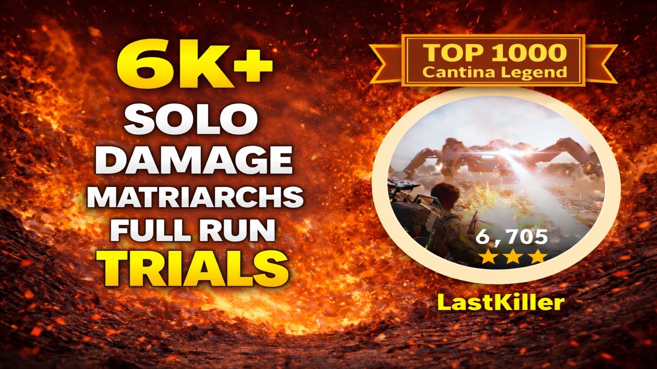 Solo Damage Matriarchs – TOP 1000 Cantina Legend (EASY 6K+) | ARC Raiders Full Run