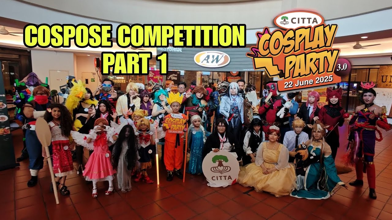 Cosplay Party 3.0 [ PART 1 ] Cospose Cosplay Competition (PERFORMANCE ...