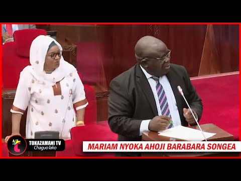 🔴Mbunge Viti maalum,Mariam Nyoka akihoji,Ujenzi Barabara ya Majengo subira Mpitimbi,Bungeni leo