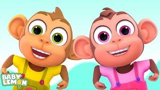 The Monkey Song, Animal Dance And Kids Music By Baby Lemon