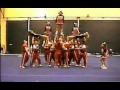 Illinois State cheerleading - opening Belly Pyramid