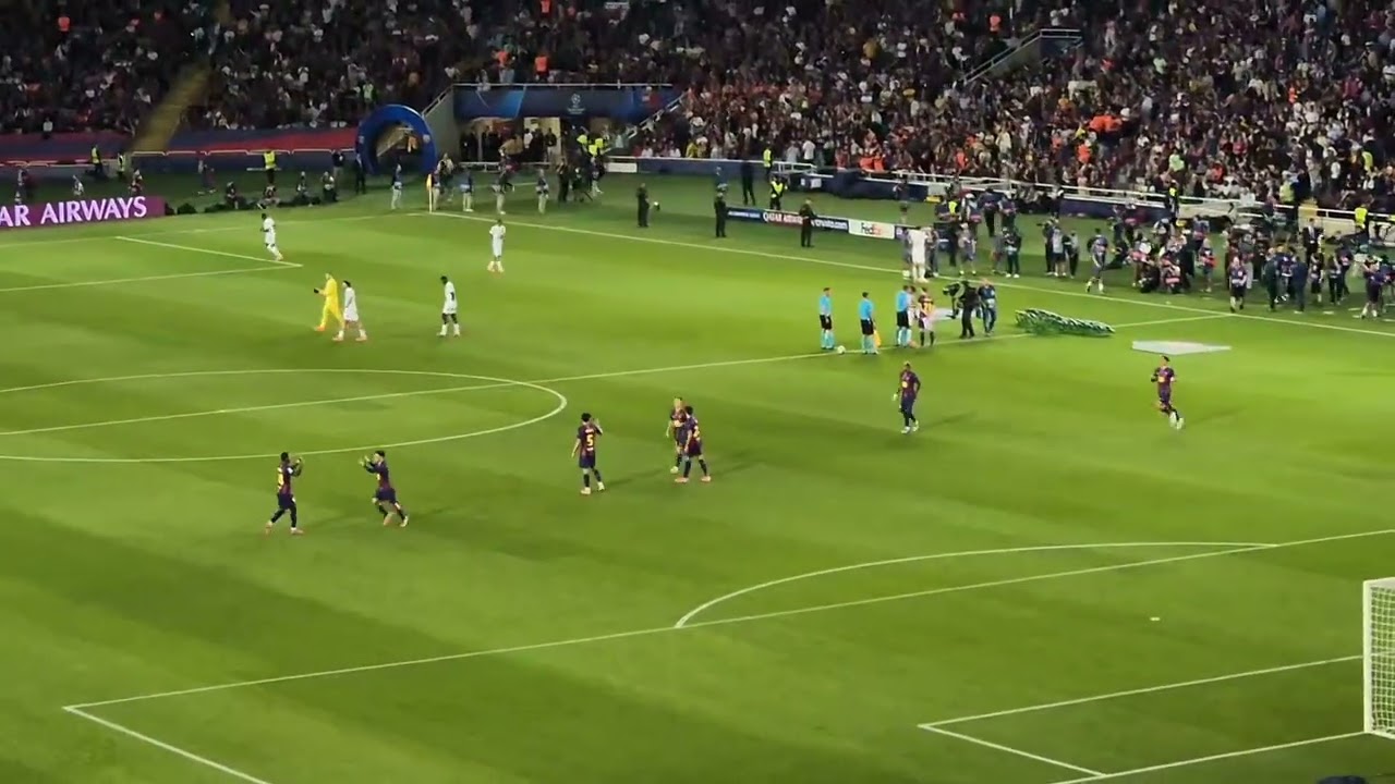 바르셀로나 일상 : FC Barcelona vs PSG (2025/10/01)직관 몬주익 스타디움 현장 분위기