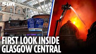 Glasgow Fire First Look Inside Glasgow Central After Vape Shop Blaze Tore Through Iconic Building