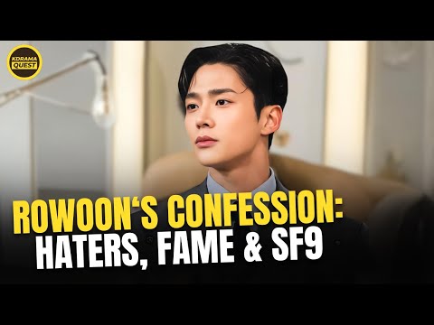 Rowoon's SHOCKING Confessions: Haters, Fame, and Life Change!