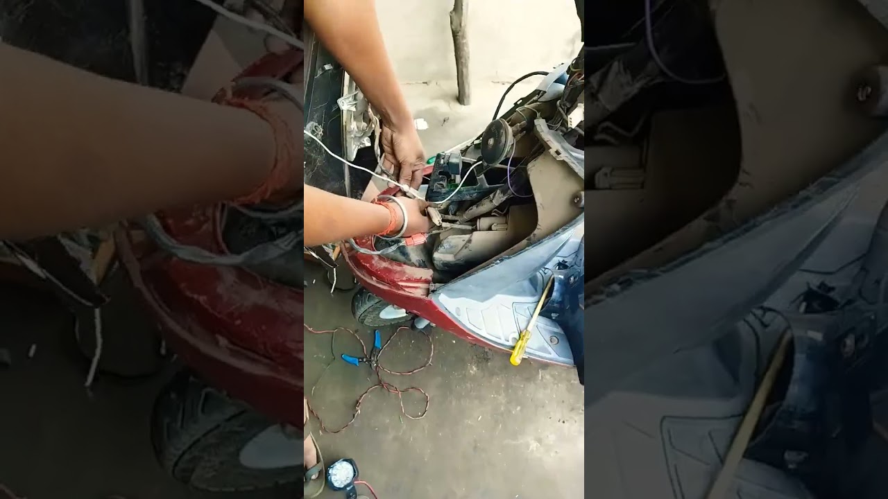 scooty streak led bulb fiting