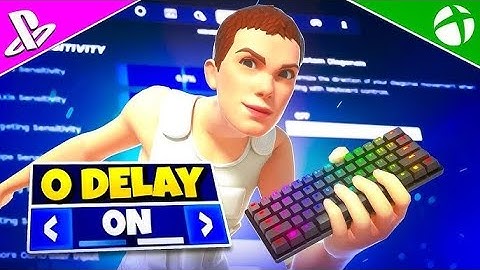 How To Get *0 DELAY* On Console Keyboard & Mouse (PS5/PS4/XBOX)