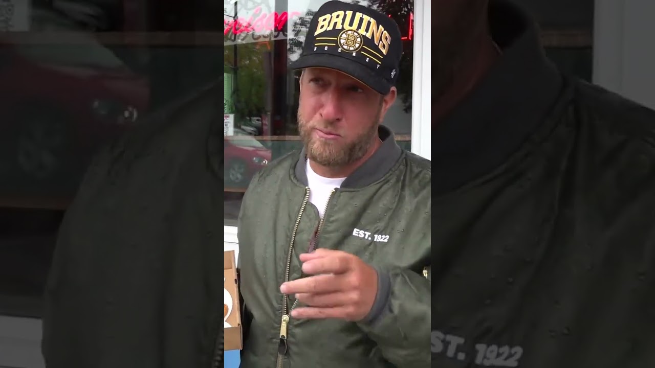 Dave Portnoy Stops By The Famous Mystic Pizza
