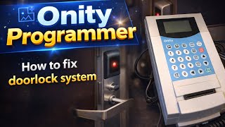 onity programmer keycard system, how to load onity, onity door lock not working, #onity #doorlock