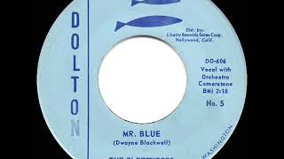 Video thumbnail of "1959 HITS ARCHIVE: Mr. Blue - Fleetwoods (a #1 record)"