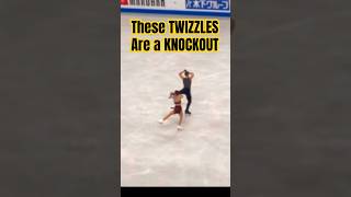 Knockout Ice Dance: Fear & Gibson Rocky Theme  #figureskating #shorts #フィギュアスケート #worldsmtl24