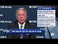 We had the biggest year in the history of our company says cme groups terry duffy