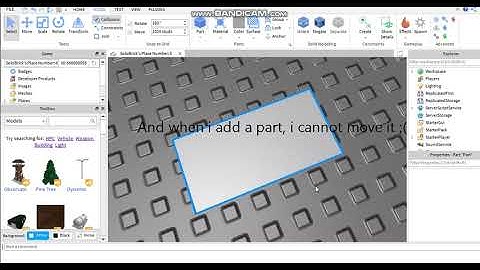 How to fix Roblox studio when you cannot move parts (Without F3X) [read pinned comment