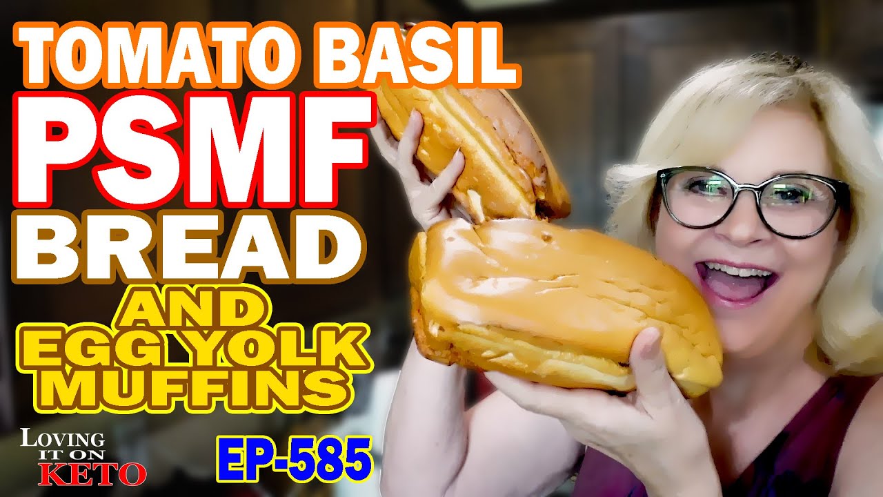 TOMATO BASIL PSMF BREAD AND EGG YOLK MUFFINS WEIGHT LOSS KETO DIET