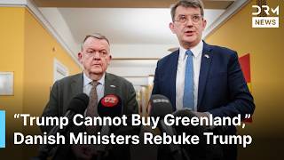 FULL PRESSER: Danish Foreign &amp; Defense Minsters Reject Trump's Greenland Ambitions, Talk NATO | AC1N