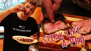How To Elevate your steak game  (BONUS SAUCE RECIPE) | The College Cooking Show