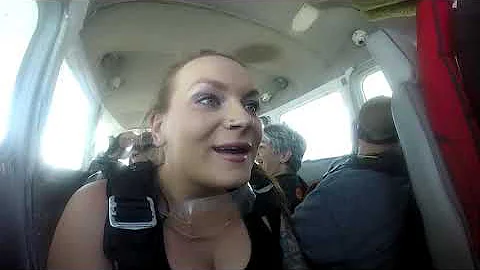 Kasie Lynn Coyne's Tandem skydive in Northeast PA!