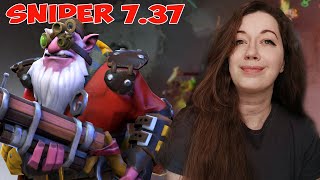 ПОПАЛА в АЛЬТЕРНАТИВНУЮ И ПРИЯТНУЮ ДОТУ Sniper 7.37 ► Dota 2