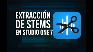 Extracting Stems in Studio One 7 Pro #stems #studioone