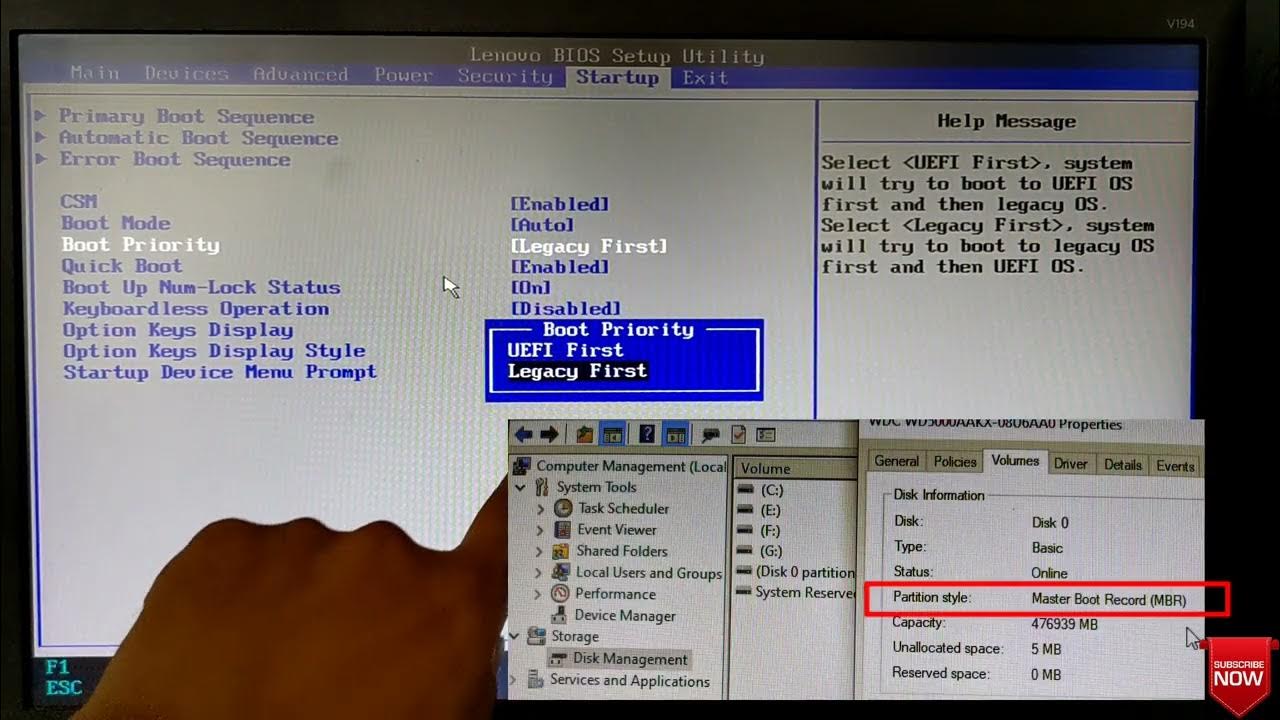 BIOS/Boot Menu Setting on Lenovo ThinkCentre M83 PC YouTube