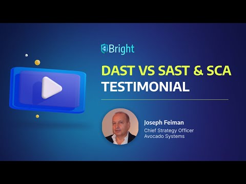 DAST vs SAST & SCA testimonial - Joseph Feiman