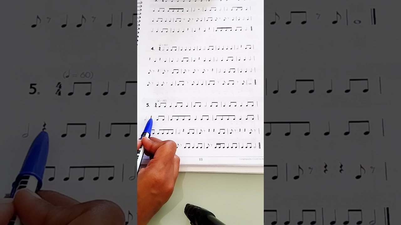 MSA ( Exercício 05) Leitura Rítmica.VEL 60 BPM