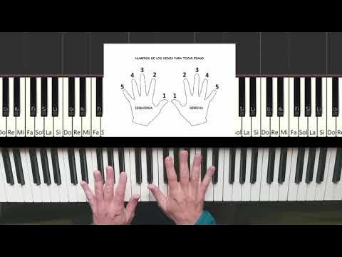 Cómo tocar teclado principiantes - Clase 1 - Clases de piano Curso de piano - Desde cero -