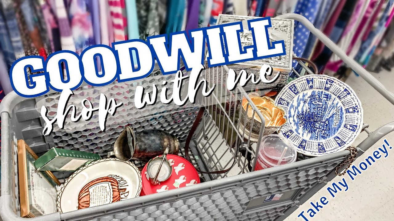 GOODWILL THRIFT WITH ME AND THRIFT HAUL | Thrifting For Home Decor ...