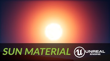 Sun material in UE4