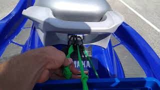 How to Secure a Gas Can to Waverunner / VX 110 Deluxe (1 of 4)