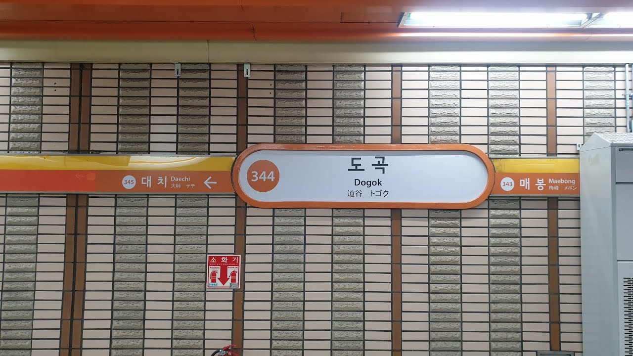 (졸업전 마지막 영상)서울 지하철 3호선 도곡~일원 주행영상