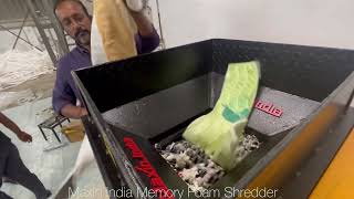 Quilting Fabric Foam Shredder Latex Foam Shredder MemoryFoamShredderMachine PUFo