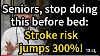 5 night habits that secretly increase stroke risk after 60 and damage your heart health!