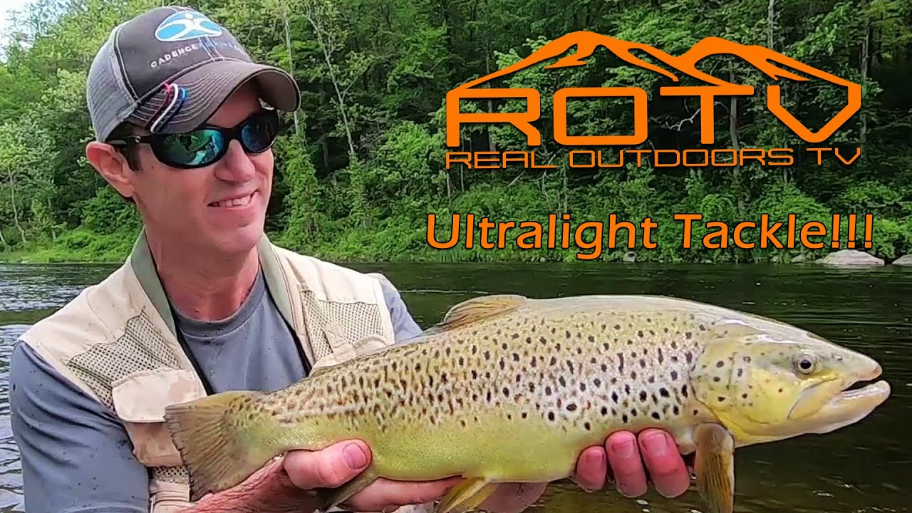 BIG TROUT River Fishing with UltraLight Tackle Mealie Master Style YouTube