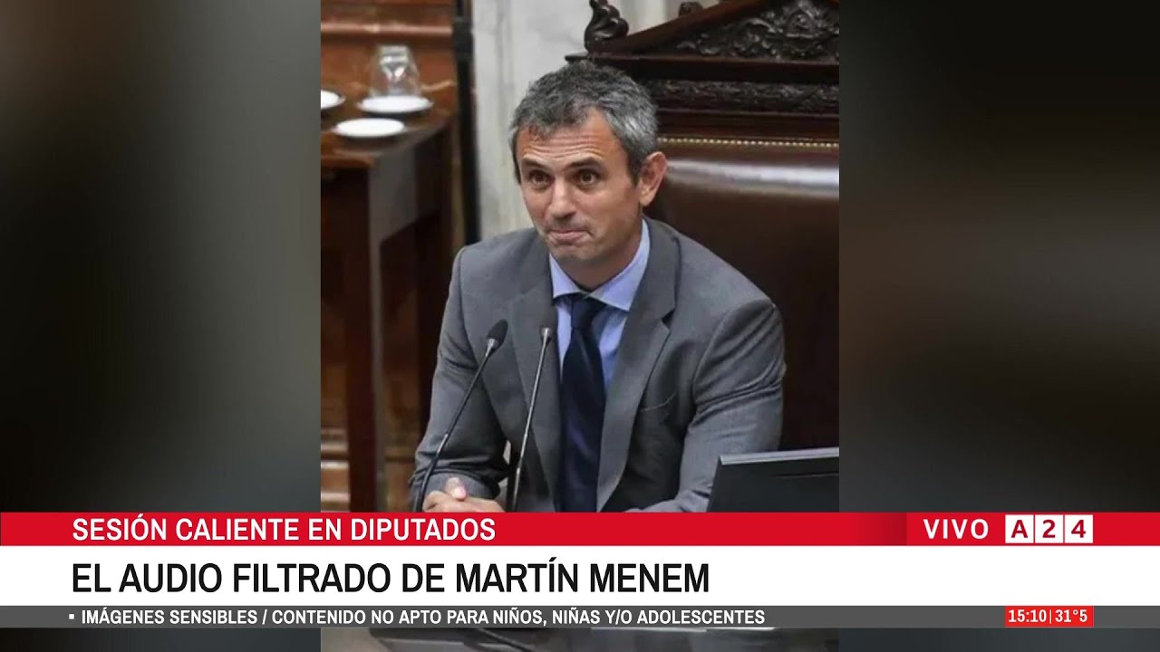 El supuesto audio filtrado de Martín Menem y las discusiones en el recinto en pleno debate por el DNU