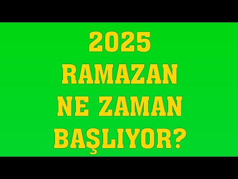 2025 Ramazan Ayı Ne Zaman Başlıyor? Ramazan Bayramı tatili kaç gün olacak?