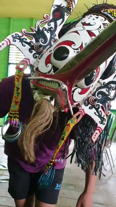 Topeng Hudoq Dayak Kayan #Hudoq #dayakkayan #kalimantan