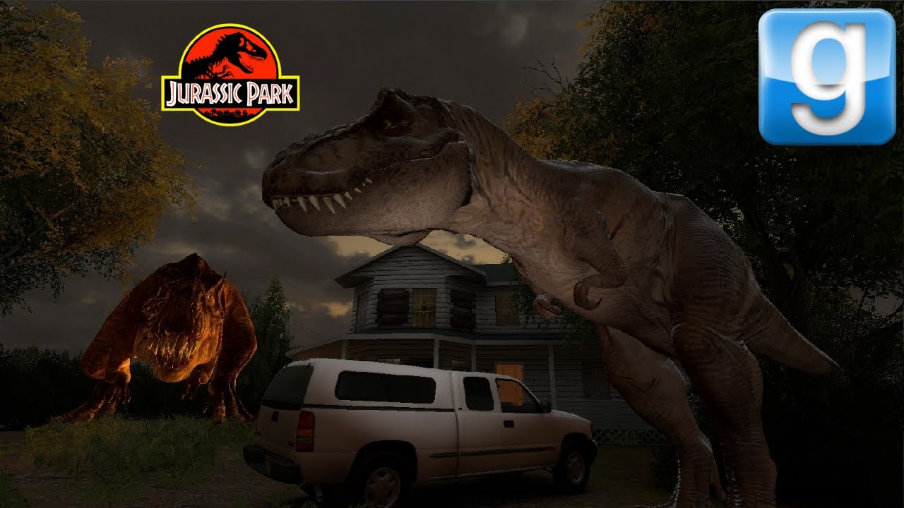 Jurassic Park Trex Nextbot Mod Showcase Review Garry's Mod YouTube