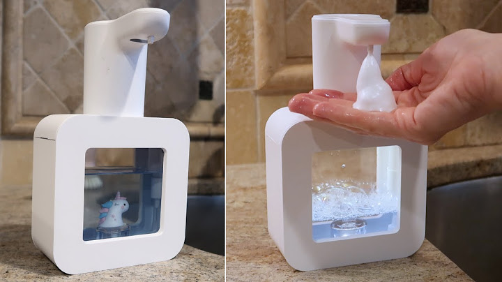 THE BEST hands free soap dispenser - light shows you how long to wash!