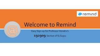 Welcome to Remind 192909